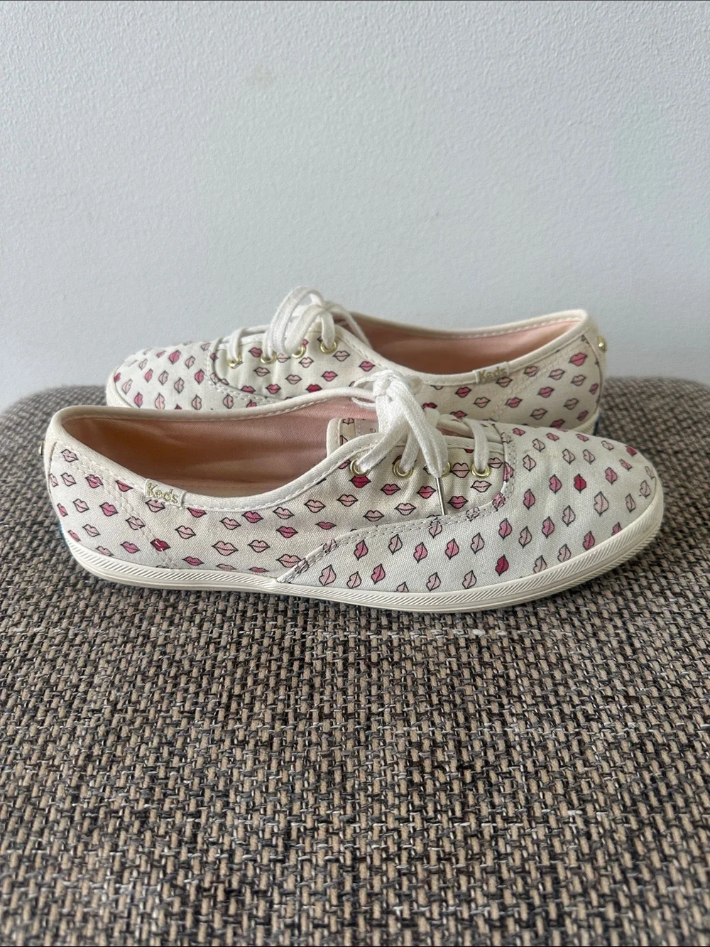 Keds x Kate Spade New York Champion Lips Sneakers Size 8